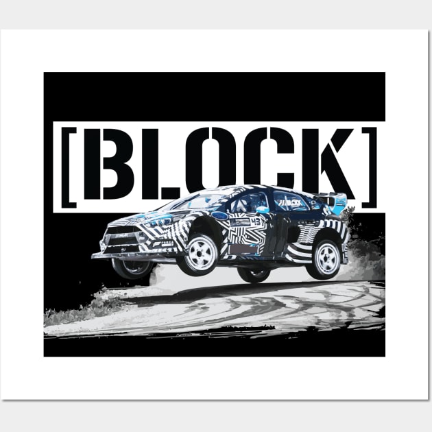 kb FOCUS RS RX kb43ver 43 rip block spec Drift car rally car Wall Art by cowtown_cowboy